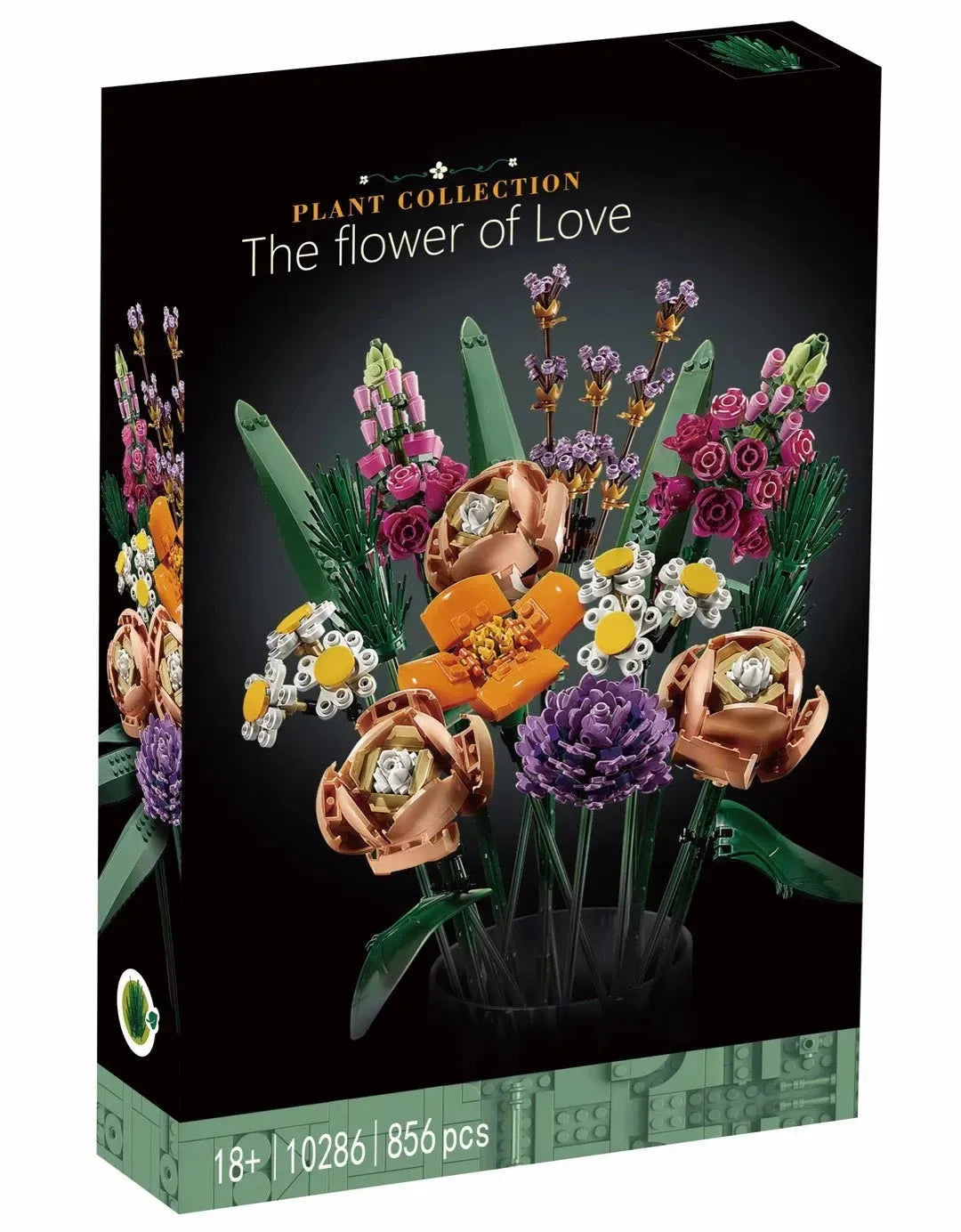 Flower Arrangement Assembling Building Block Toy - Bellarte Enchanté Flower Arrangement Assembling Building Block Toy